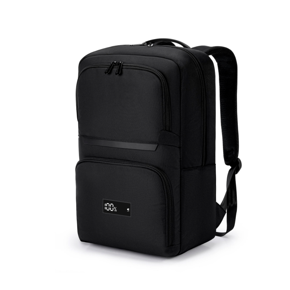 SmartCharge 20L Business Backpack: Built-in 96Wh Power Bank, USB-C/A Fast Charging & Waterproof Tech