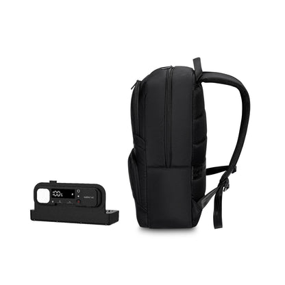 SmartCharge 20L Business Backpack: Built-in 96Wh Power Bank, USB-C/A Fast Charging & Waterproof Tech